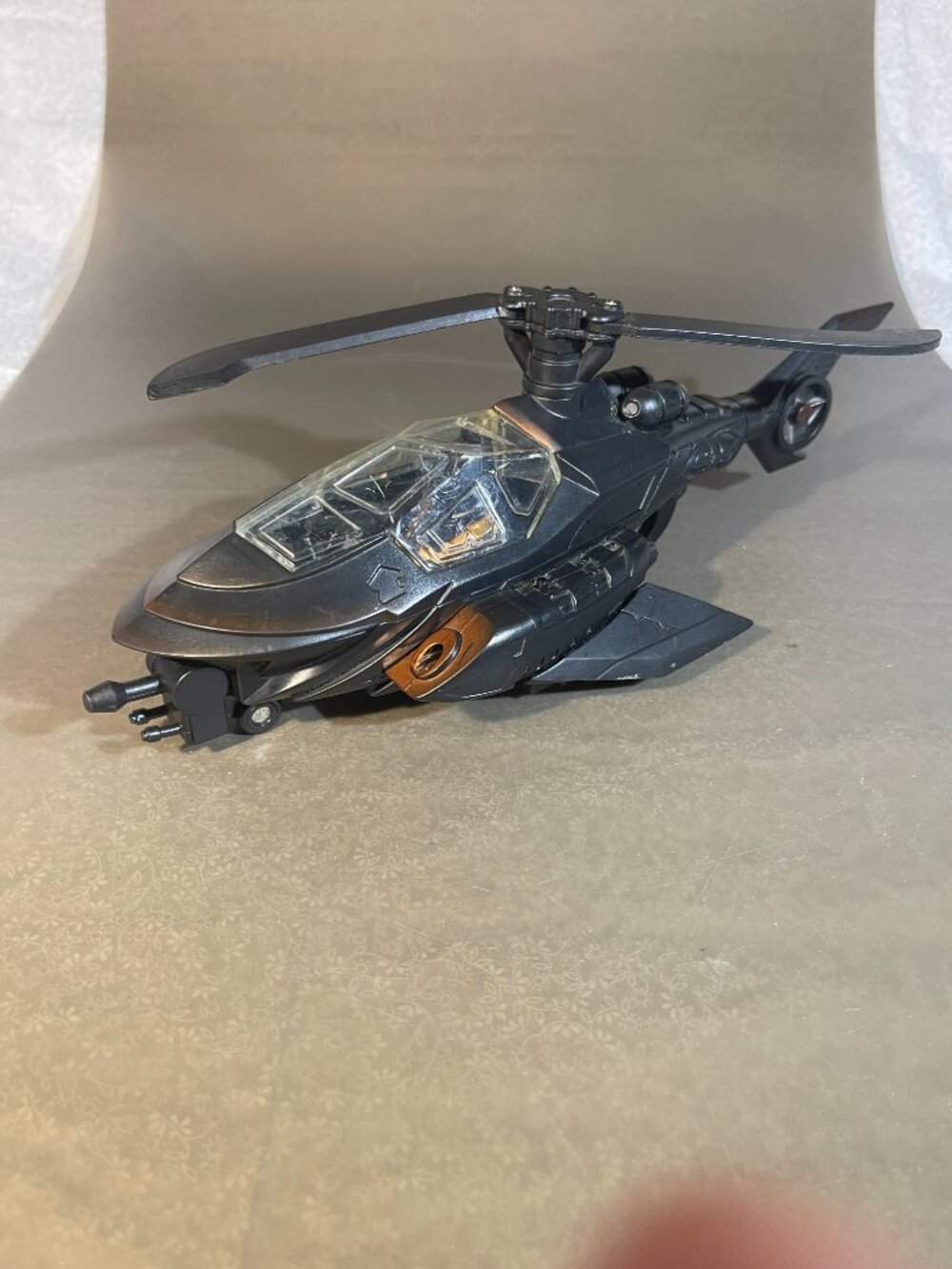 Batman Begins Batcopter Toy Helicopter DC Comics H66272 Trigger Works (844) NOTE